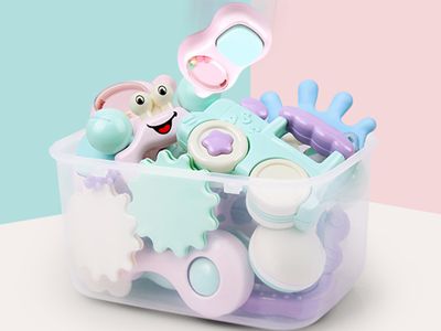 嬰幼兒(er) 矽膠玩具大禮包
